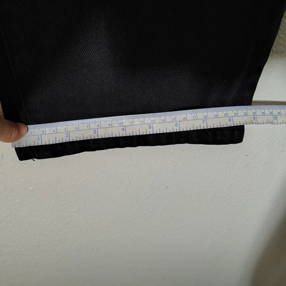 Cotton On Women's Midnight Black Curve Baggy Straight Leg Jeans Sz 12 High Rise - Picture 14 of 14